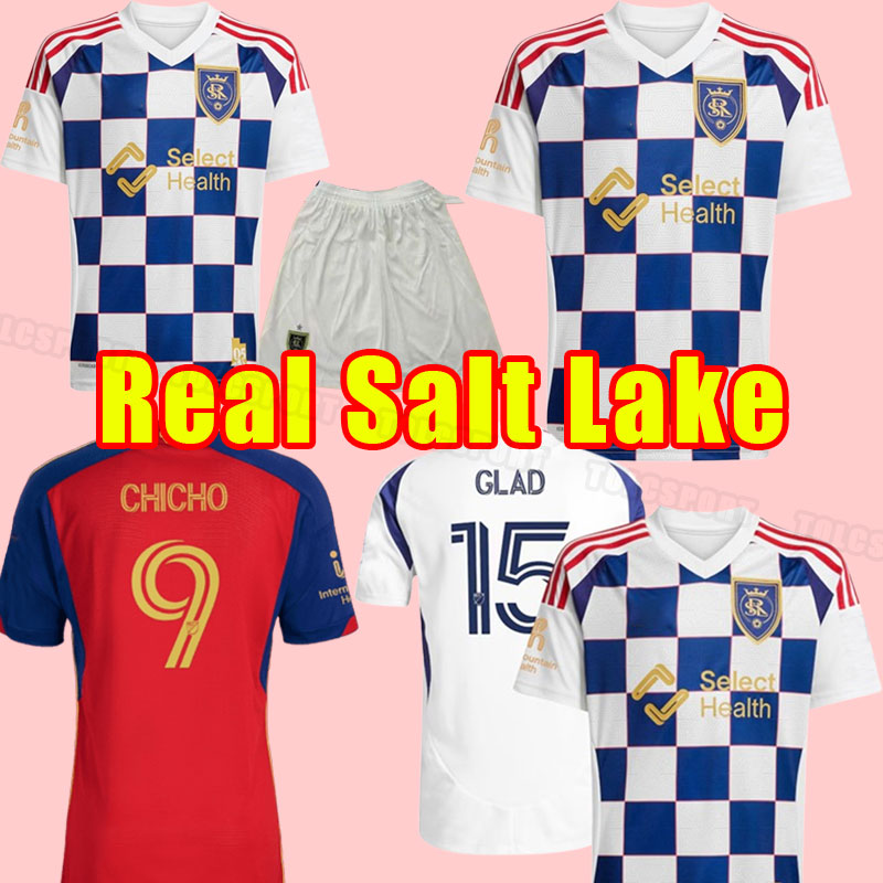 Club Team 9 MERAM Royal Salt Lake Soccer Jerseys 2025 2026 FC CORDOVA MACMATH BRODY CHANG CALDWELL SCHMITT WOOD RUIZ Football Shirt Kits Color Red f