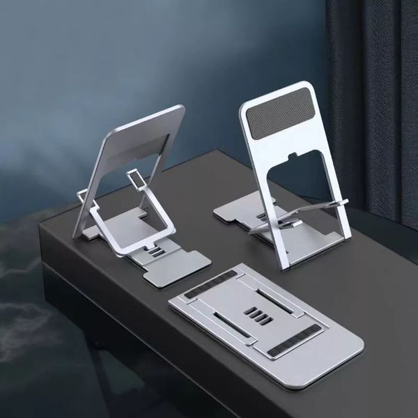 Adjustable Tablet Holder with Portable Design Foldable Smartphone Stand for Office Use