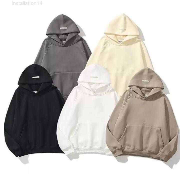 Ess Designer Men Hoody Essentials Hoodies Pullover Sweatshirts Loose Long Sleeve Hooded Jumper Mens High Quality Women Tops Clothing