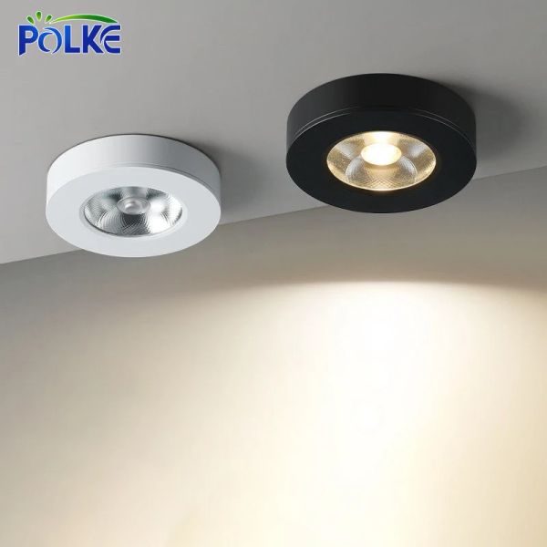Spot LED Downlight Ultra Thin Ceiling Light Led Spotlight 10W 7W 5W Surface Mounted Ceiling Spots Lamp for Home Kitchen Fixtures
