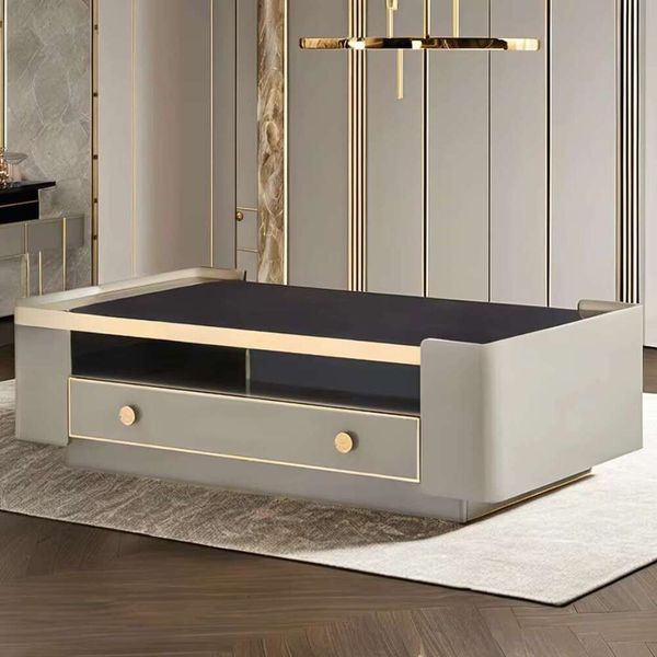 New High-End Modern Design Coffee rectangle Simple center Table for Home Furniture