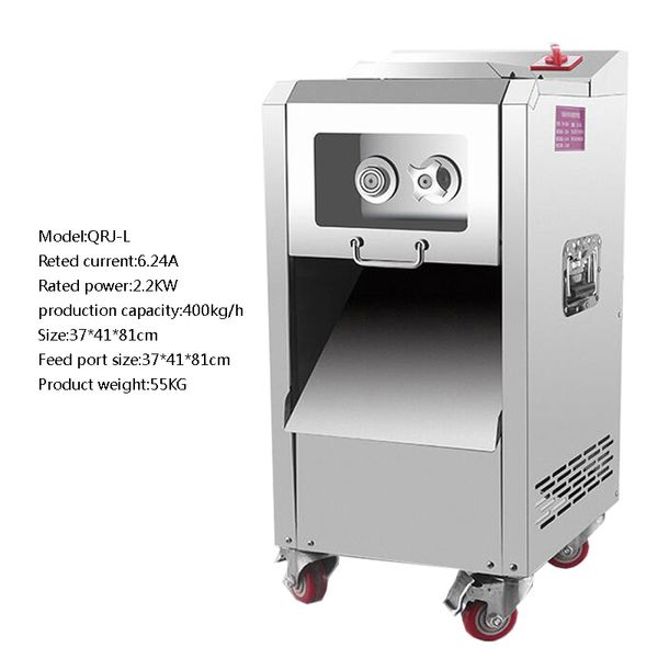Commercial Electric Meat Slicer Grinder Vegetable Cutter Shred Machine 850W Home Automatic Food Chopper Chipper