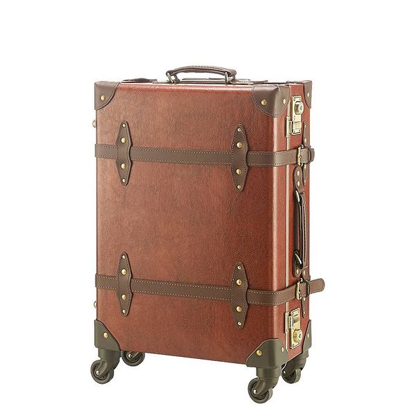 travel luggage suitcase luxury trunk spinner universal4 wheel travel duffle bag handbags large capacity sport business leather clock locker
