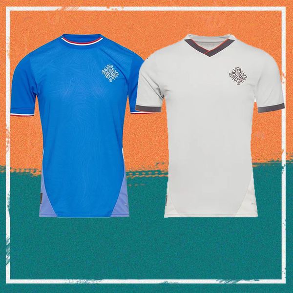 24-25 Iceland Soccer Jersey 2024 Gudmundsson Islands National Team Home Away Football Shirts Hlynsson Haraldsson Football shirt
