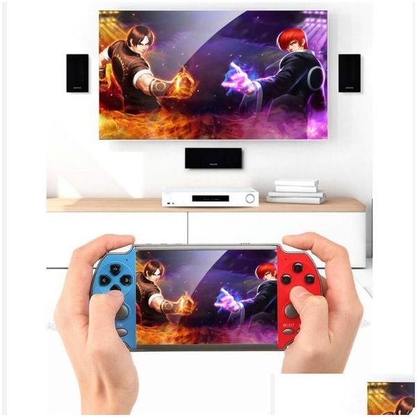 Portable Game Players Retro Video X7 Console Player Handheld Gaming Portatil Mini Arcade Videogames Electronic Hine Retrogame Play Vid Otxue