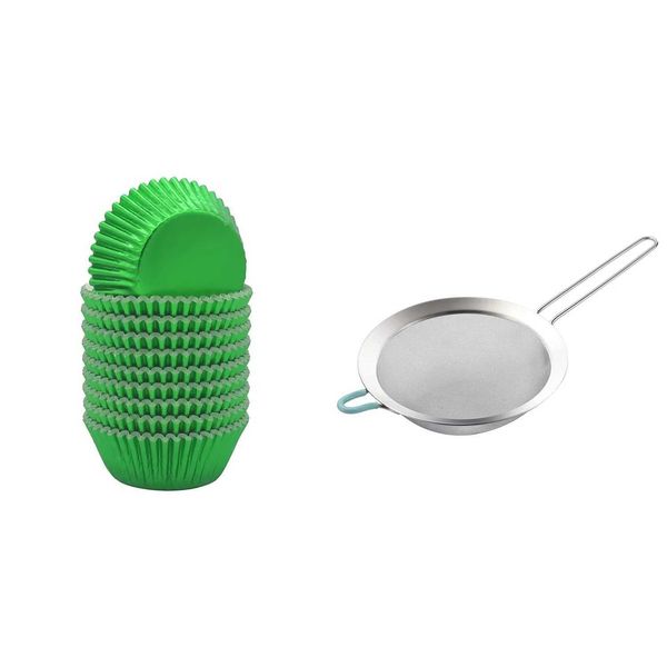 ffin LinersCupcake Liners For Baking Kitchen UtensilsStrainer 200-Count ffin Liners Cupcake Liners (2 Pcs) Z250113
