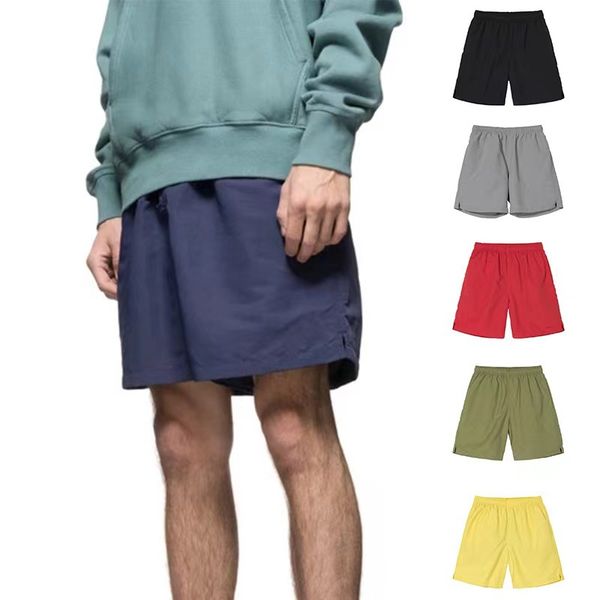 Designer shorts new summer tide sports casual shorts men&#039;s running thin polyester skateboarding gym workout three-quarter trousers