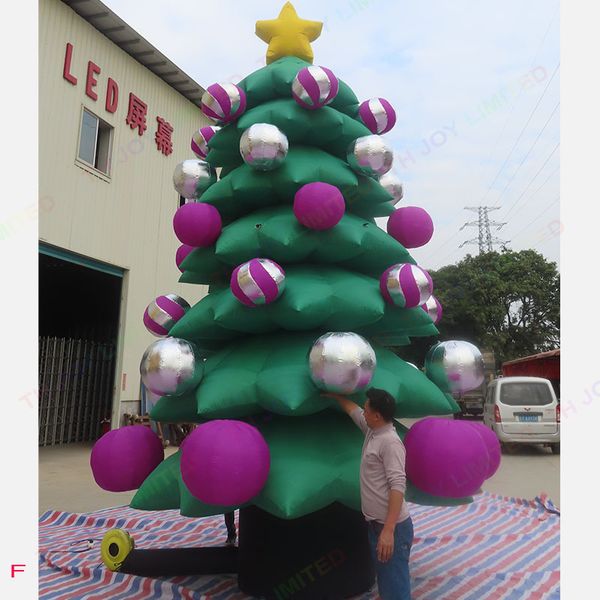 outdoor games activities 8m 26Ft Inflatable Christmas Tree Giant Inflatables Balloon for Christmas Decoration