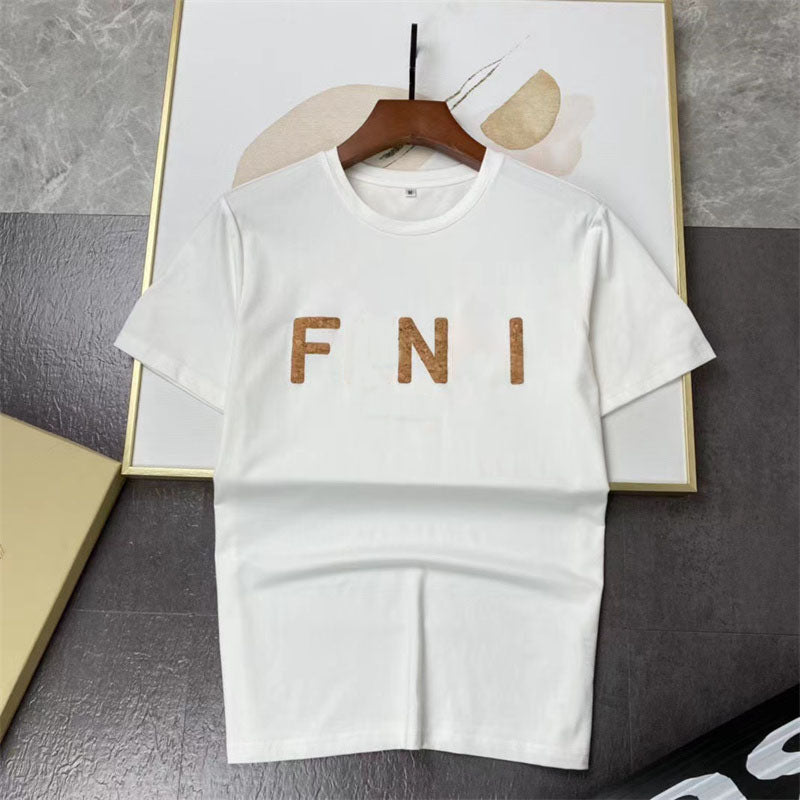 Summer T Shirt For Women Mens Tshirts Luxury brand With Letters Animal Printted Designer Short Sleeve Lady Tee Shirt Casual Tops Clothing 2 Colors M