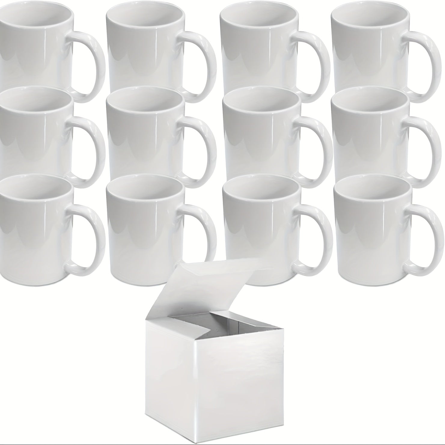 TEMU 11oz Sublimation Mugs 12pack Blank Sublimation Coffee Mugs Blank Product For Tea Juicesublimation