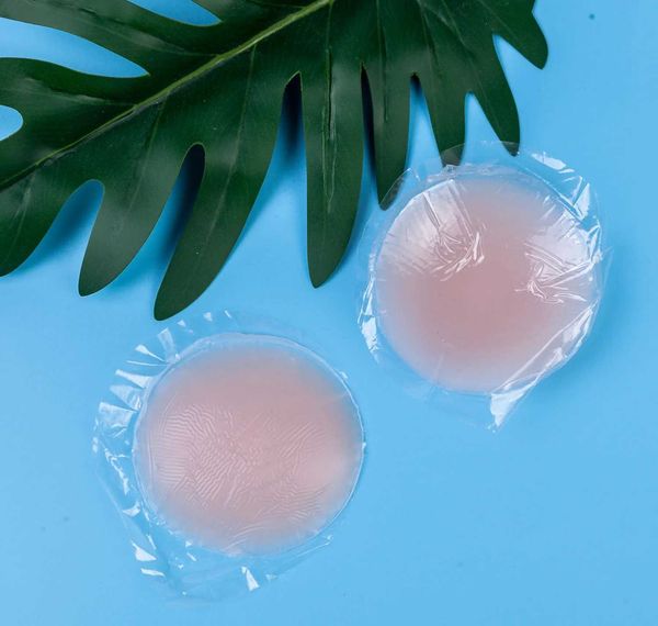 2pcs Silicone Nipple Cover Reusable Nipple Patch Pads Women Invisible Bra Chest Sticker Breast Petal Strapless Lift Bra LingerieXJ241024
