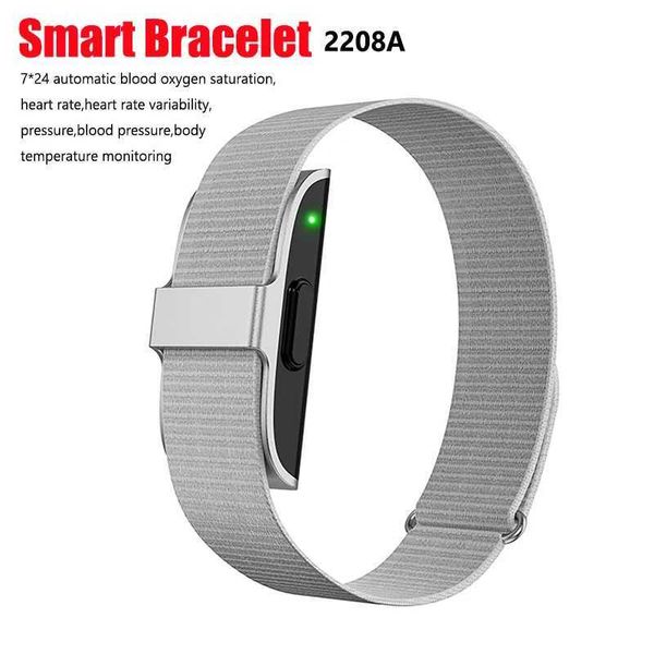 Smart Bracelet Heart Rate Blood Pressure Monitor Pedometer Waterproof Sport Fitness Tracker Men Women 2208A Electronic Bracelet Y240817
