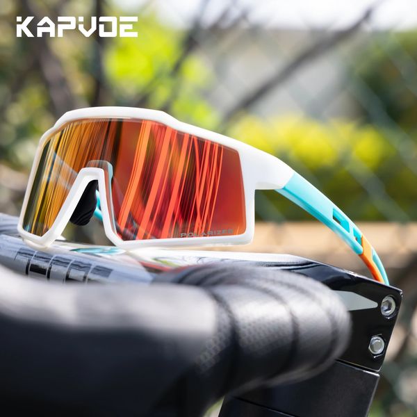 KAPVOE Teenagers Polarized Sunglasses Bicycle Cycling Glasses Outdoor Child Sports Glasses Boys and Girls Baseball UV400 Eyewear 241106