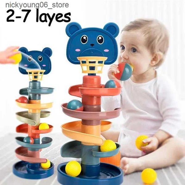 Baby Toy Development Games Montessori Rolling Ball Baby Toys Educational Toys Montessori Activity Stacking Toys For Babies 1 2 3 Years L2409