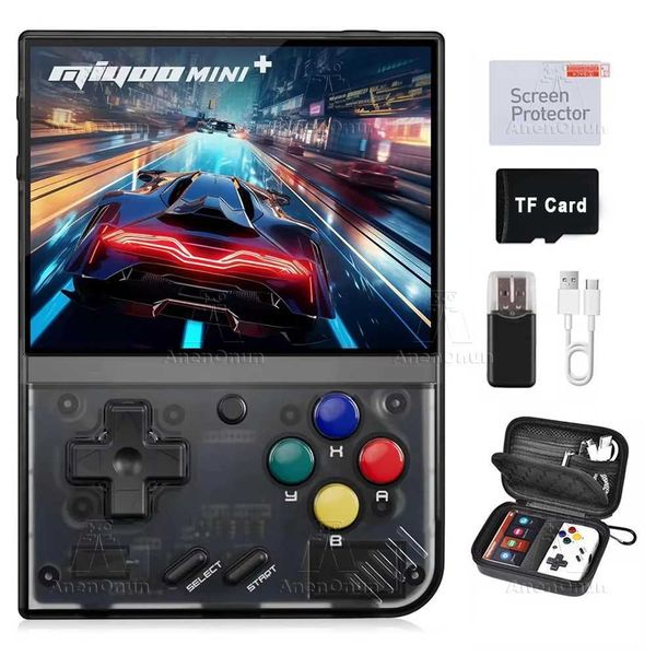 Miyoo Mini Plus 3.5Inch Handheld Game Players 25000 Games 15 Emator Portable Video Game Console Kids Mini Retro Gaming hine Z241230