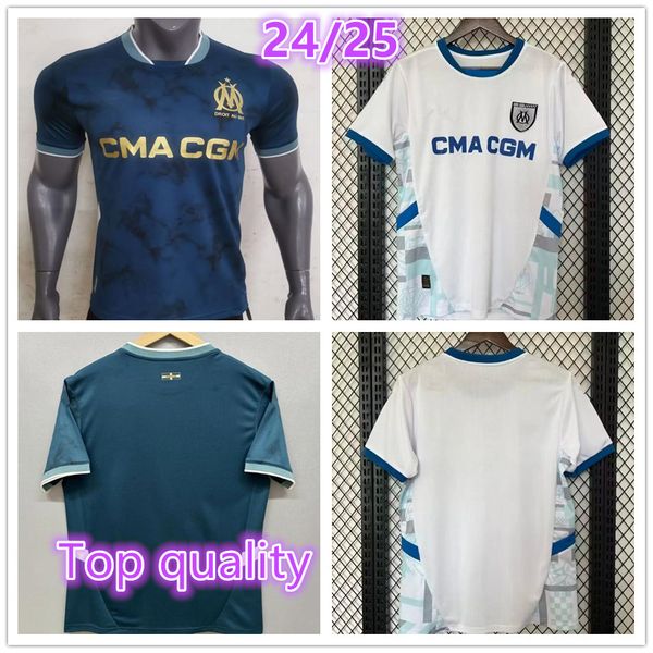 2024 2025 maillot MarseilleS soccer jerseys foot CUISANCE GUENDOUZI ALEXIS PAYET CLAUSS football shirts men VERETOUT Under OM Olympique Viti