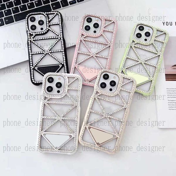 Phone Cases designer Lu Kong Ling Ge Full Diamond Suitable for Apple 14 Promax Leather Case iPhone 13 Anti Drop 12 Advanced 11 Women 2DWA