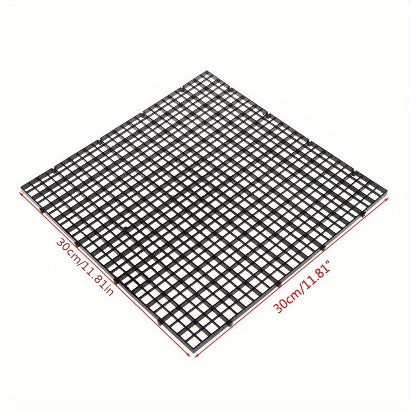 TEMU 30cm X 30cm Aquarium Bottom Grid Plate - Durable Plastic Fish Tank & Divider Tray With Square For Water Flow, Sump Filter , Freshwater &