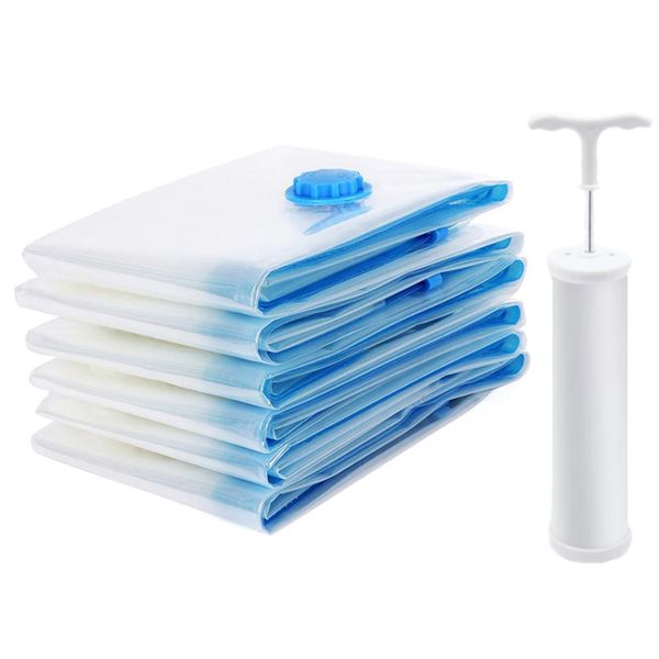 Jumbo Large Ziplock Vacuum Seal Bags Bedding Clothes Pillows Sealer Compression Packing Travel Hand Accessories