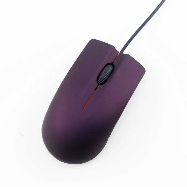 Mice New wired mouse 1200dpi PC Office mouse matte black USB gaming mouse suitable for PC laptops No slider wired gaming mouse CL241230