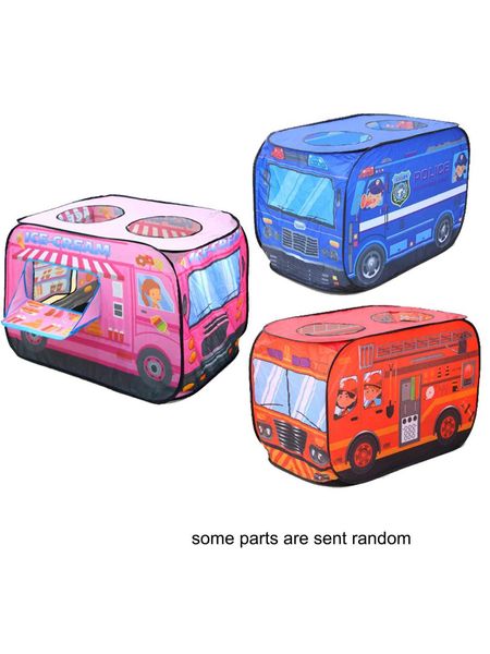 Playhood Fantasy Play Tent Fire Truck Police Car Princess - Imaginative Indoor Playhouse for Kids X250210