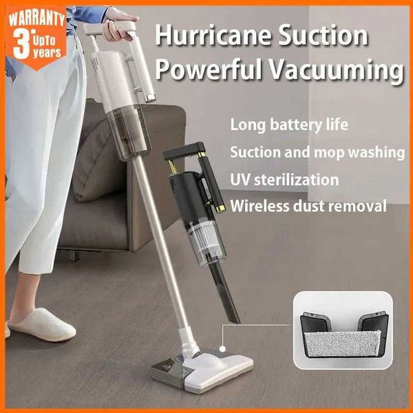 Vacuum Cleaners USB Rechargeable 5 in 1 Wireless Handheld Vacuum Cleaner Home Floor Cleaning Machine With Water Tank Home Car Vacuum Cleaner