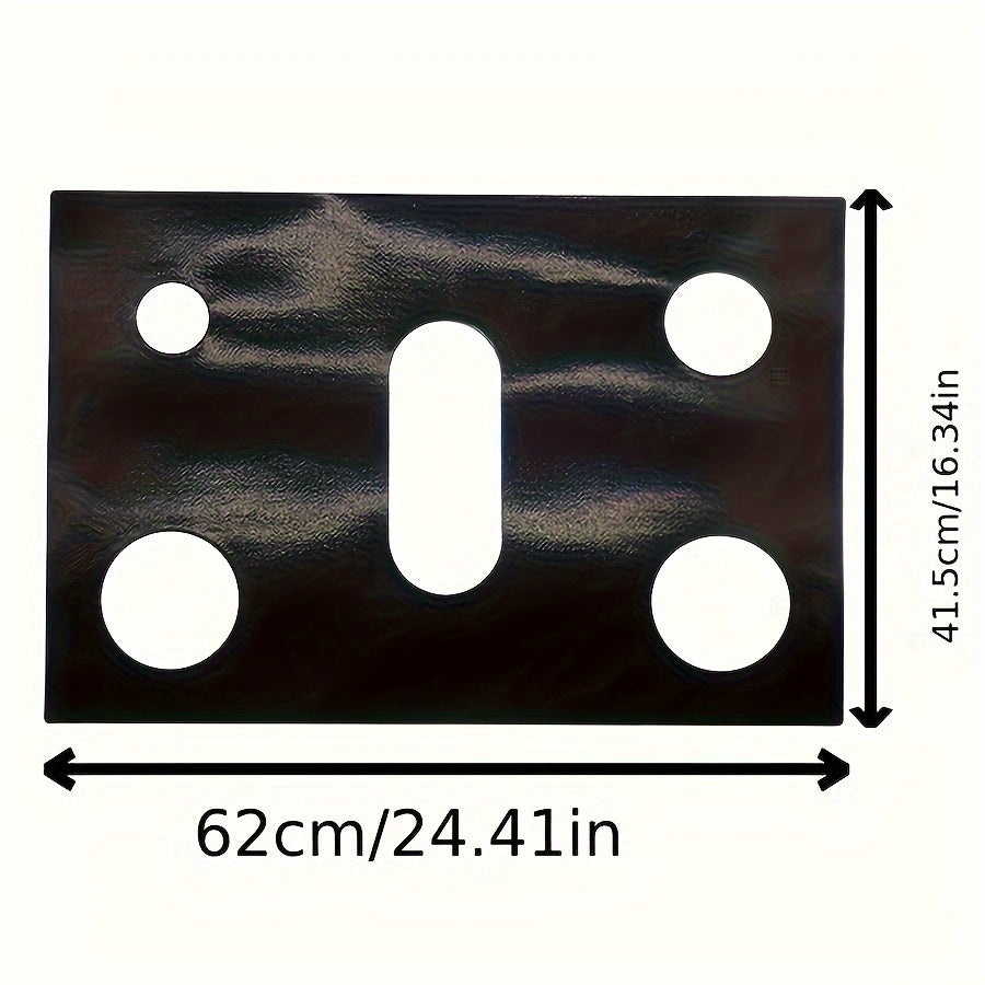 TEMU 1pc Stove Top Protector Mat, Oil-resistant Gas Stove Guard, Pvc Heat-resistant Kitchen Cleaner Pad, Easy To Clean, Durable Cookware Shield