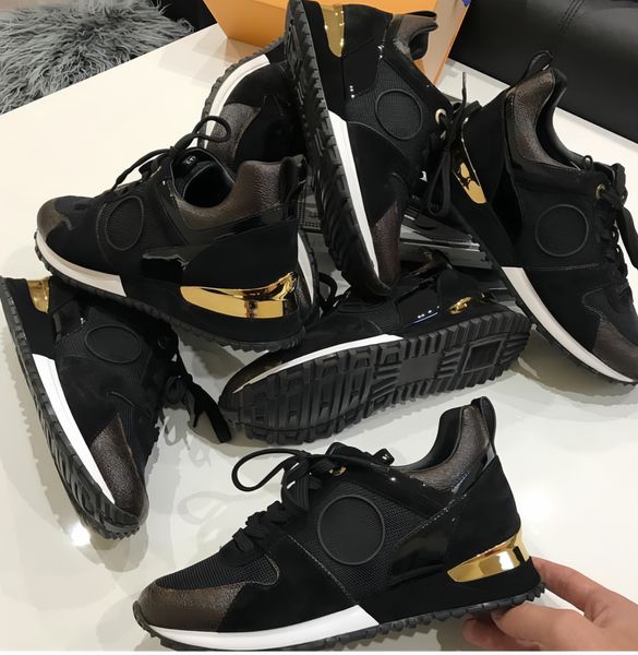 Designer casual shoe Running shoes run away sneaker womans dressl White mens Outdoor Leather canvas Reticular dermal splicing runner flat tr