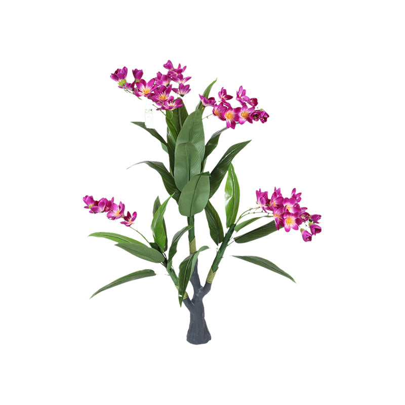 Chic Artificial Anemone Blossoms Displayed in Sturdy Glass Vase Ideal for Contemporary Spaces