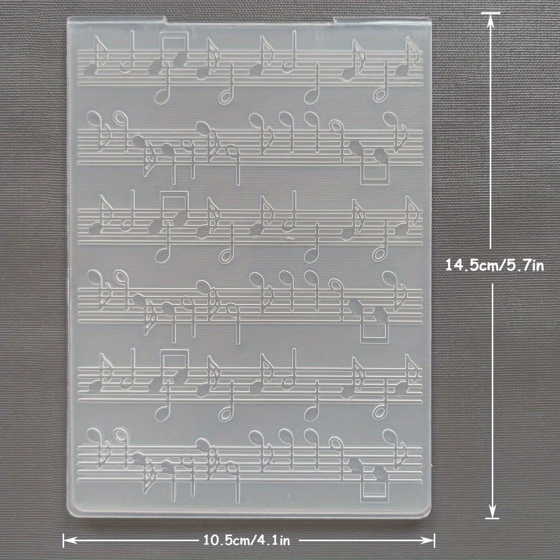 TEMU Staff And Notes Embossing Folders For Card Making Photo Album Diy Scrapbooking Eid Mubarak