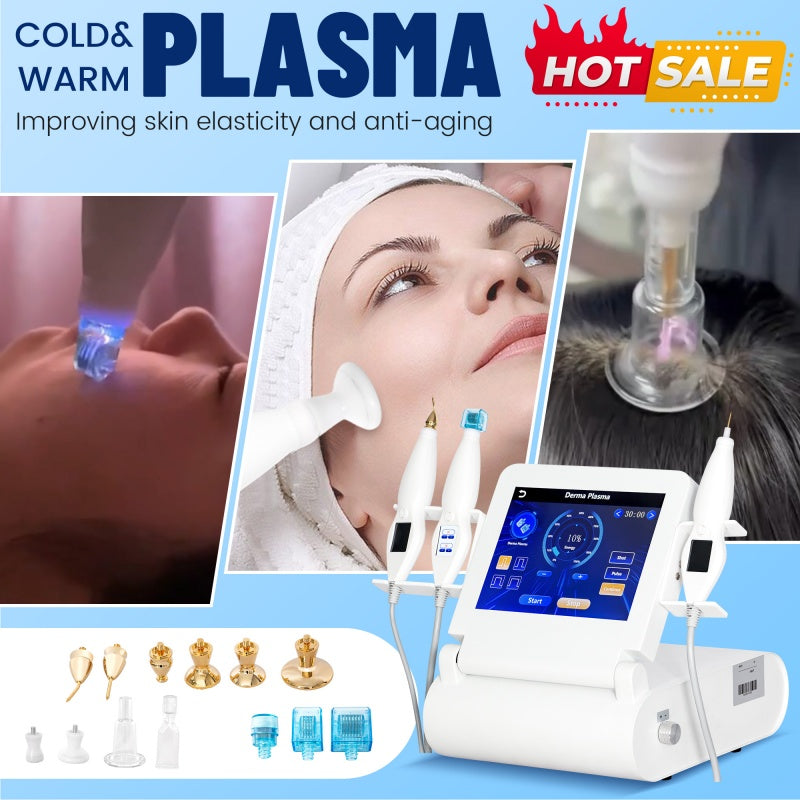 Professional 6 In 1 Pigmentation Treatment Plasma Machine Device Hot And Cold Therapy Skin Care Tool