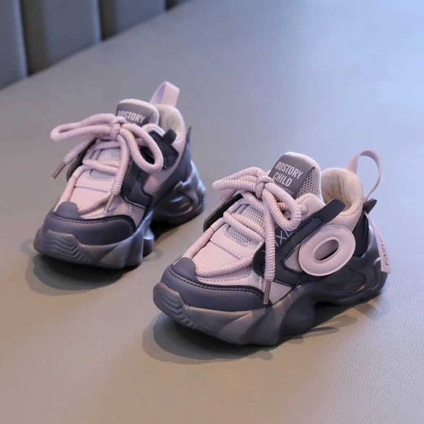 Kids Spring Sneakers Boys Girls School Casual Shoes New 2025 Outdoor Breathable Running Shoes Fidros Solid Sole Non Slip Sports Y250103475J