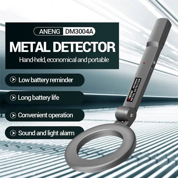 Metal Detectors 50pcs-lot UPS free DM3004A Professional Metal Detector Handheld Pinpointer Alarm High Sensitivity Scanner Security Checker G