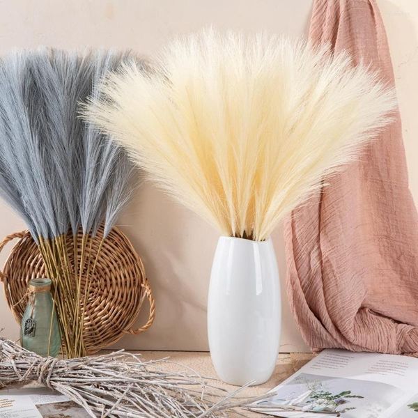 Decorative wers Artificial Pampas Grass Bouquet Home Wedding Decoration Party Room Decor Bedroom DIY wer Wall Vase Reed