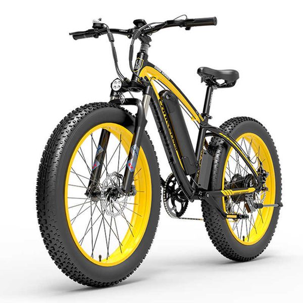 UK stock LANKELEISI 48V 1000W xf4000 Electric Bike 26 Inch 4.0 Electric Mountain Bike Fat Tire Ebike with 16Ah battery