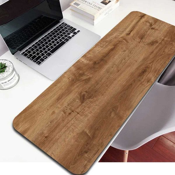 Mouse Pad Large Natural Texture Wood Computer Table Rug Office Gamer Keyboard Table Ergonomic Gamer Rug 900x400 Gaming Laptops O250118