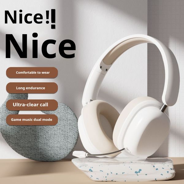 New wireless with plug-in microphone for gaming calls, sports waterproof head worn Bluetooth earphones