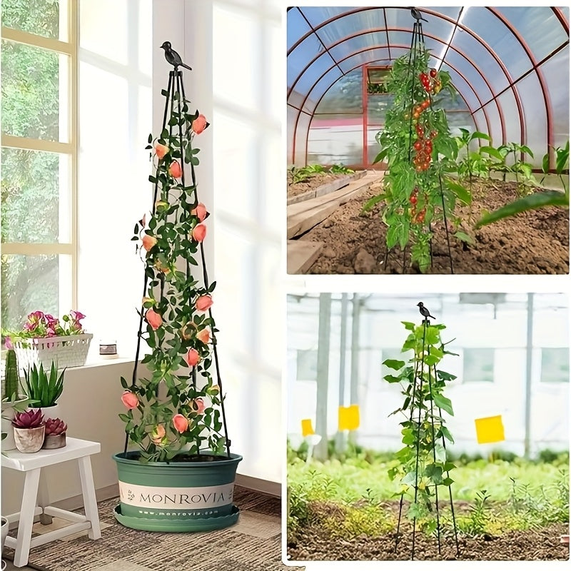 TEMU 2 Pack Trellis For Outdoor Climbing Plants, 65 Inch Garden Trellis, 4 Height, Tower Obelisk Trellis For Vines, Trellis, Roses, , Indoor Potted