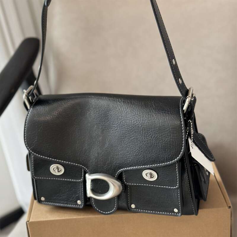 Designer bags for women dark blue Crossbody designer bags Leather Bags Shoulder bag Fashion Trendy with Box Ladies motorcycle bag coachhandbag tote