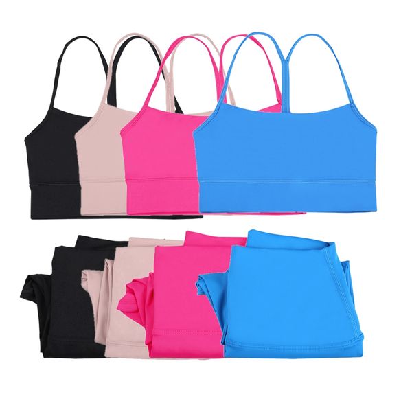 Women Yoga Sets Push Ups Fiess Leggings Sports Bra Soft High Waist Elastic Sportswear Outfits Pants Gym Suits Running Workout Tracuits lolg