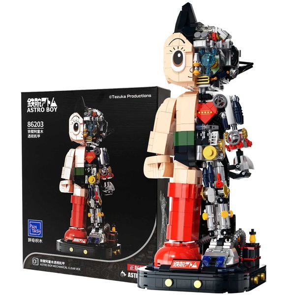 Blocks Toys Cartoon Ação Figura Astro Boy Building Block Ação de brinquedo Figura Modelo Toy Birthday Childrens GiftC250121