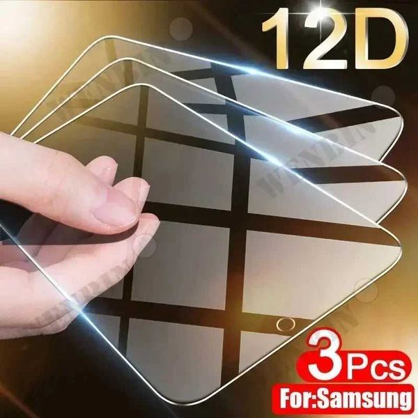 New Arrival 3 Pcs Tempered Glass For S25 S24 S23 S22 Ultra Plus A56 A55 A36 A35 A26 A16 A15 Screen Protector Full Protective Glass T250116