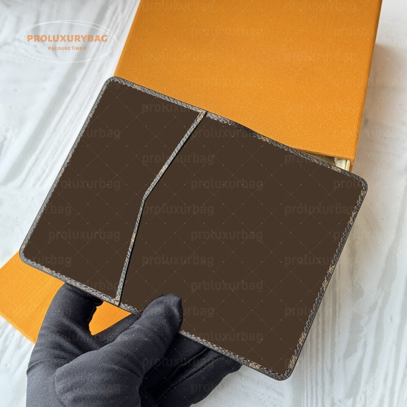 Luxury Designer Brand Women Wallets Leather Passport Cover Brand Credt Card Holder Men Business Passport Holder Wallet Without Box