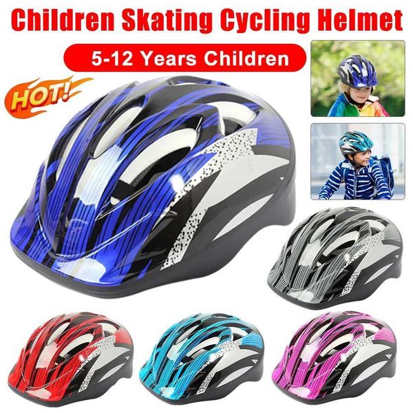Adjustable Bicycle Helmet Scooter Skateboard Bike Racing Safety Caps Children Cycling Protective Helmets For Bike Skate ScooterXJ241226