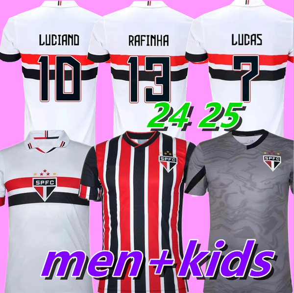 24 25 Sao Paulo LUCAS Womens Soccer Jerseys ALISSON ARBOLEDA GALOPPO LUCIANO ERICK FERREIRA 2024 2025 Home Away 3rd Football Shirts MOREIRA
