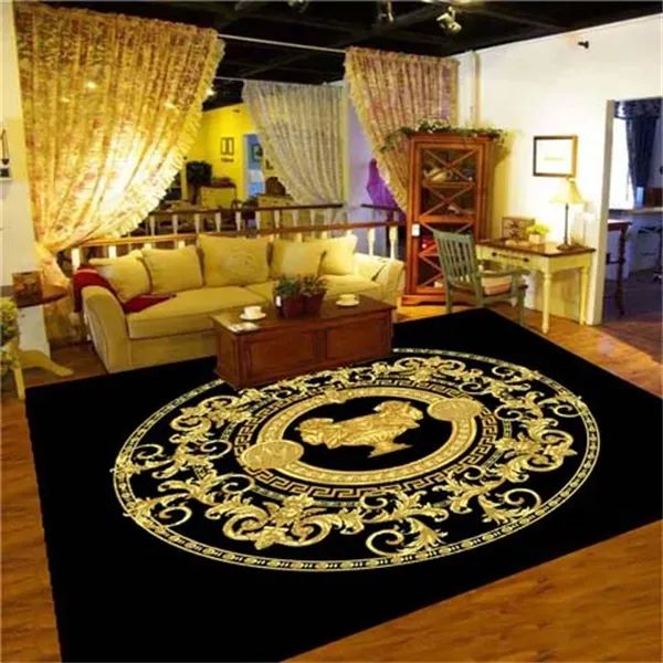 designer Home Furnishings Art Carpet designer famous classic floor mat fashion Aesthetic bedroom Parlor Playroom floor popular Decor mats An