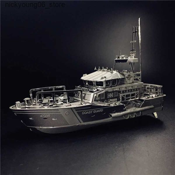 3D Puzzles nanyuan IRON STAR 3D Metal puzzle DIY Assembly Model kits LIFEBOAT C22201 2 Sheets Stainless Steel Creative toys gift for adult L