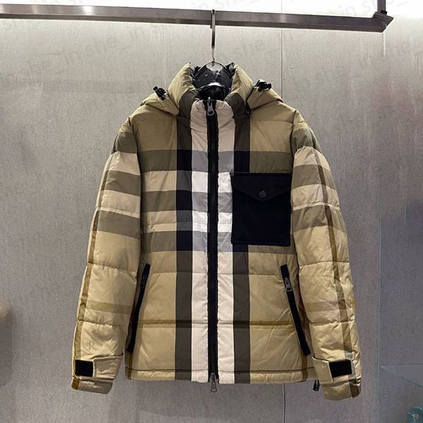23FW Mens Puffer Jackets Woman Fashion Down Coat Designer Winter Hooded Parkas Coats Classic Striped Puff Jacket Outerwear High Quality S-L