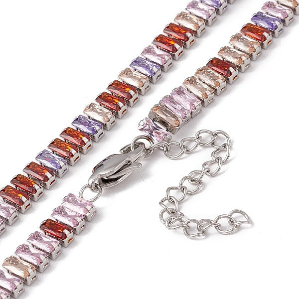 Collares de tenis con circonitas cúbicas