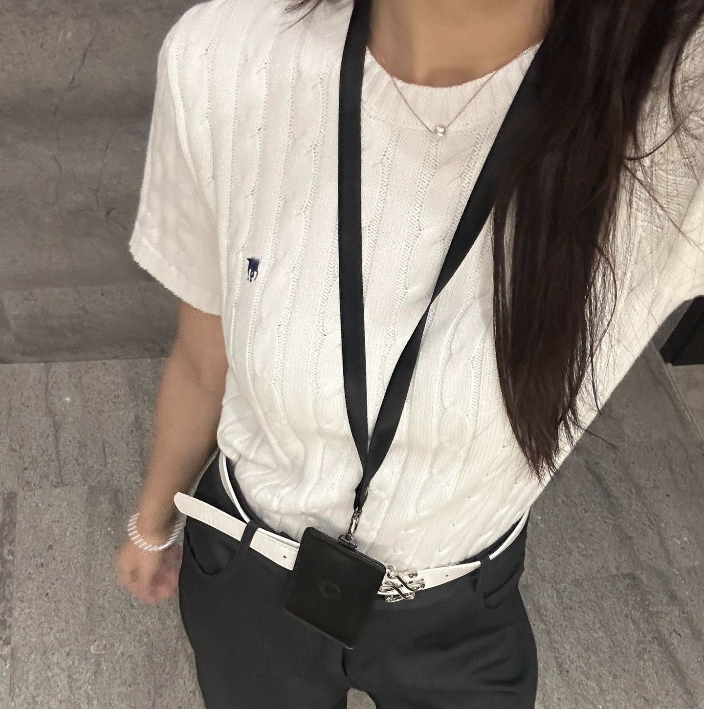 top designer clothes women Knitting Shirts Summer Pony Embroidered Slim Top Tees Womens Round Neck Solid Knitted T Shirt Stretch Pullover Tshirts